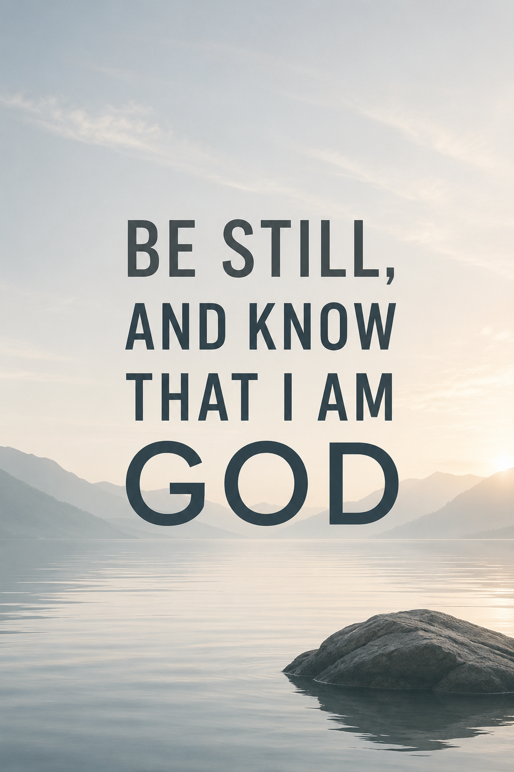 His Exaltation, Your Identity Psalm 46:10