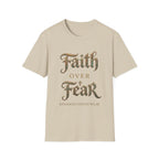 Faith Over Fear Tee | Vintage Gothic Script | Kingdom Stitch Wear