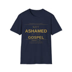 Not Ashamed of the Gospel Tee | Faith-Based Streetwear | Kingdom Stitch Wear