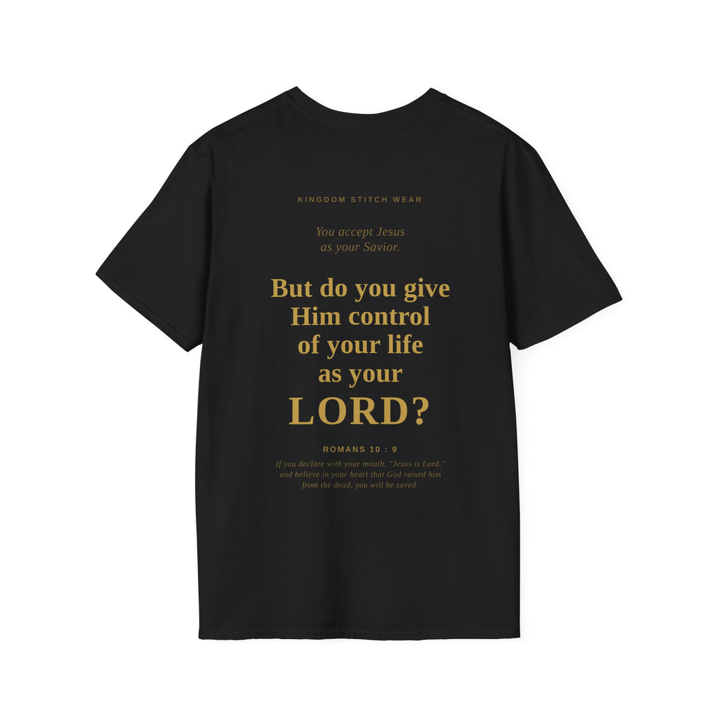 Is Jesus Your Lord? Tee Graphic on back | Faith-Based Streetwear | Kingdom Stitch Wear