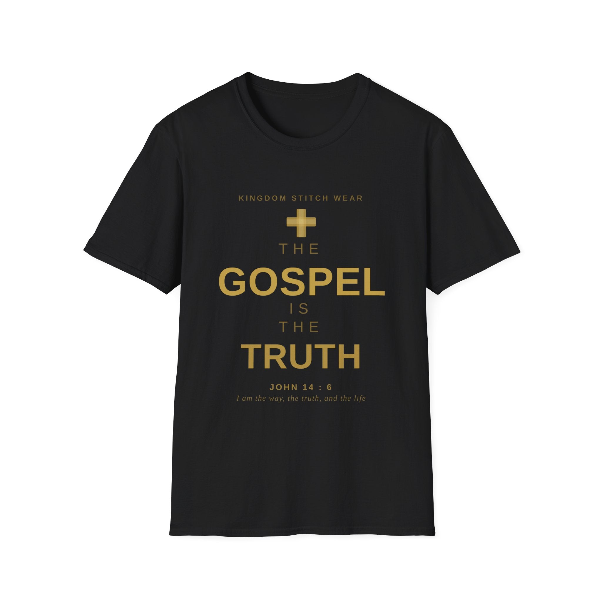 The Gospel is the Truth Tee | Faith-Based Streetwear | Kingdom Stitch Wear