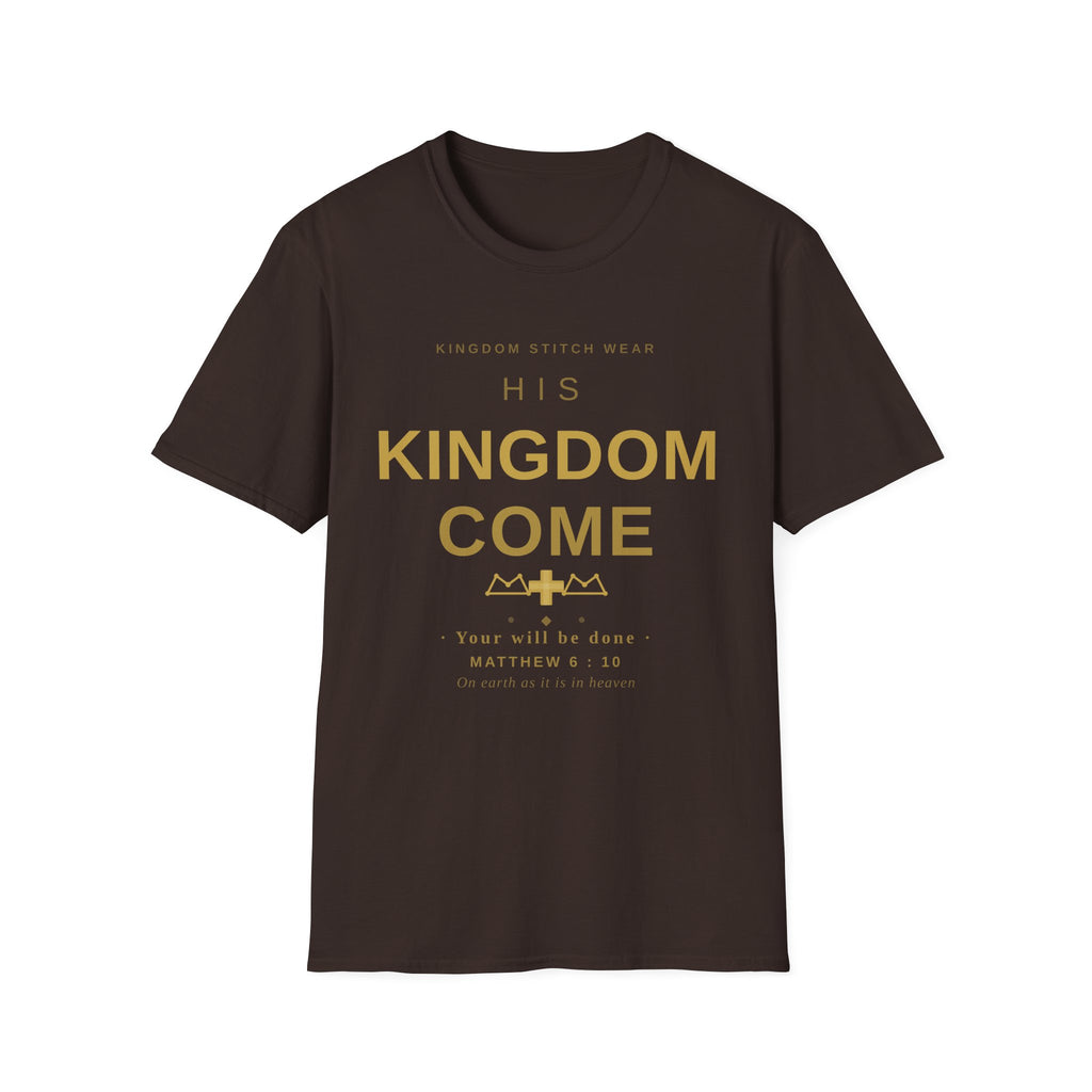His Kingdom Come Tee | Faith-Based Streetwear | Kingdom Stitch Wear
