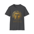 Seek First the Kingdom Tee | Faith-Based Streetwear | Kingdom Stitch Wear