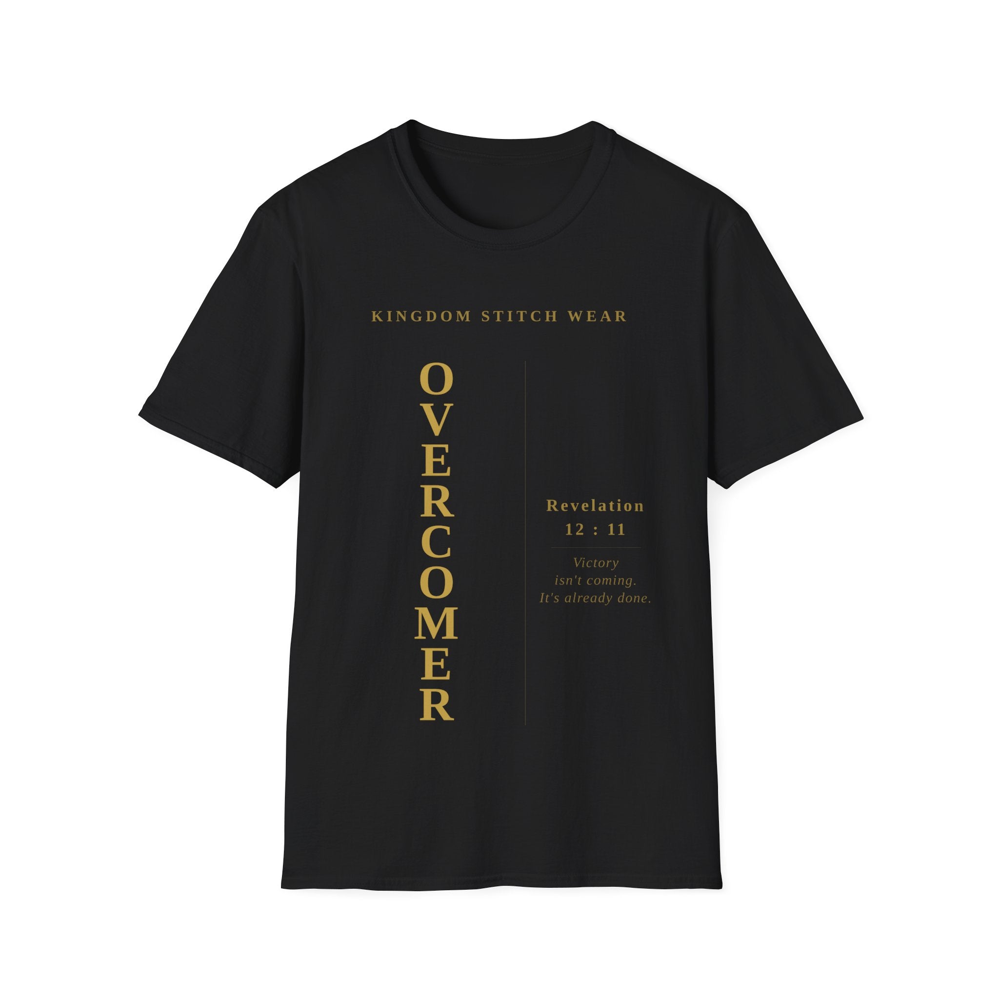 OVERCOMER Tee | Faith-Based Streetwear | Kingdom Stitch Wear