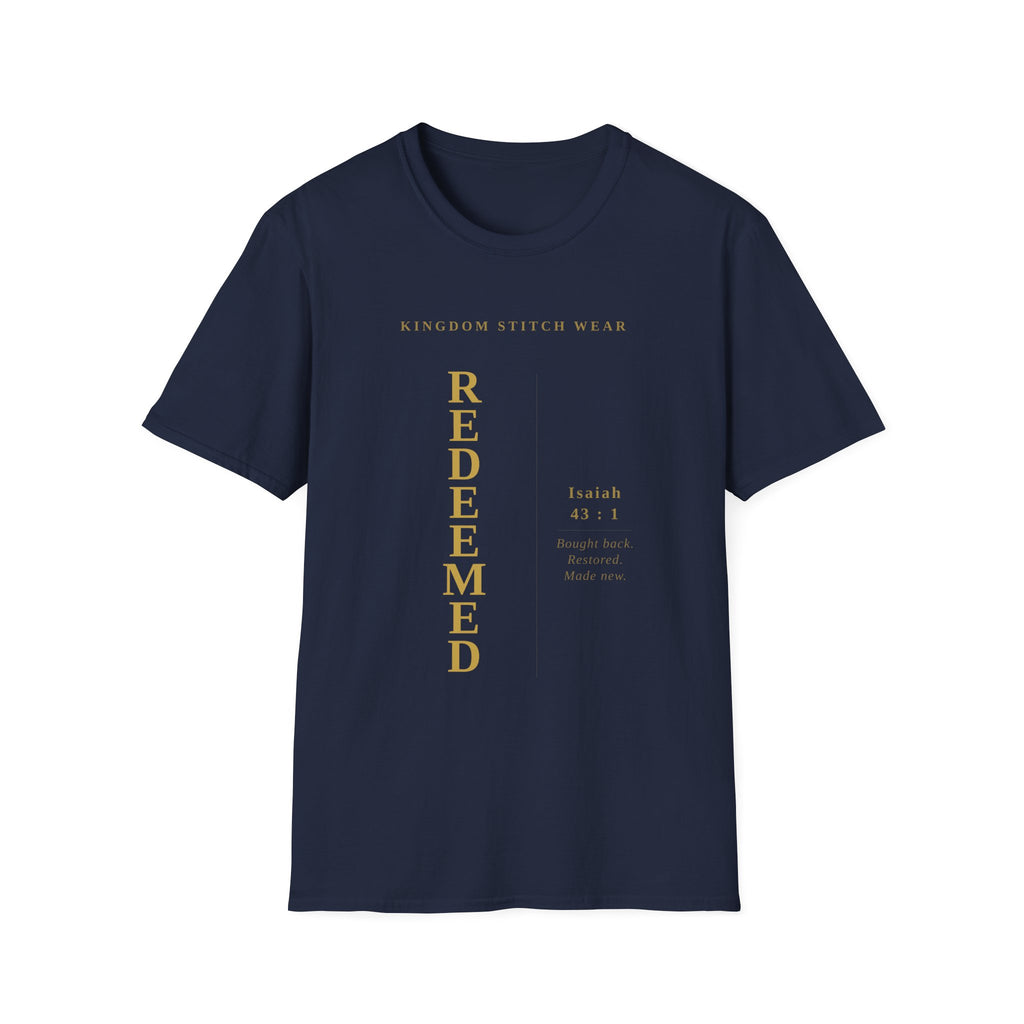 REDEEMED Tee | Faith-Based Streetwear | Kingdom Stitch Wear