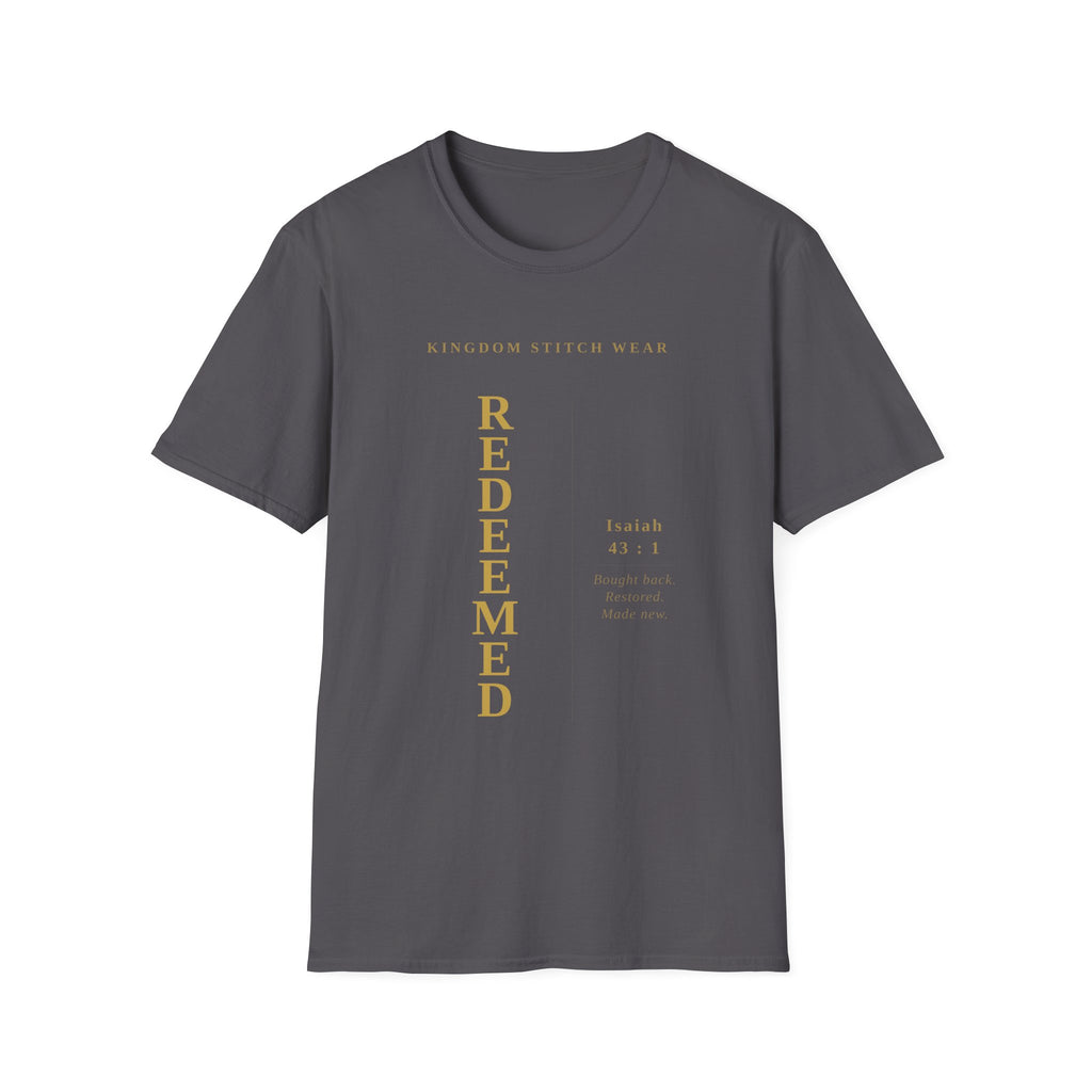 REDEEMED Tee | Faith-Based Streetwear | Kingdom Stitch Wear