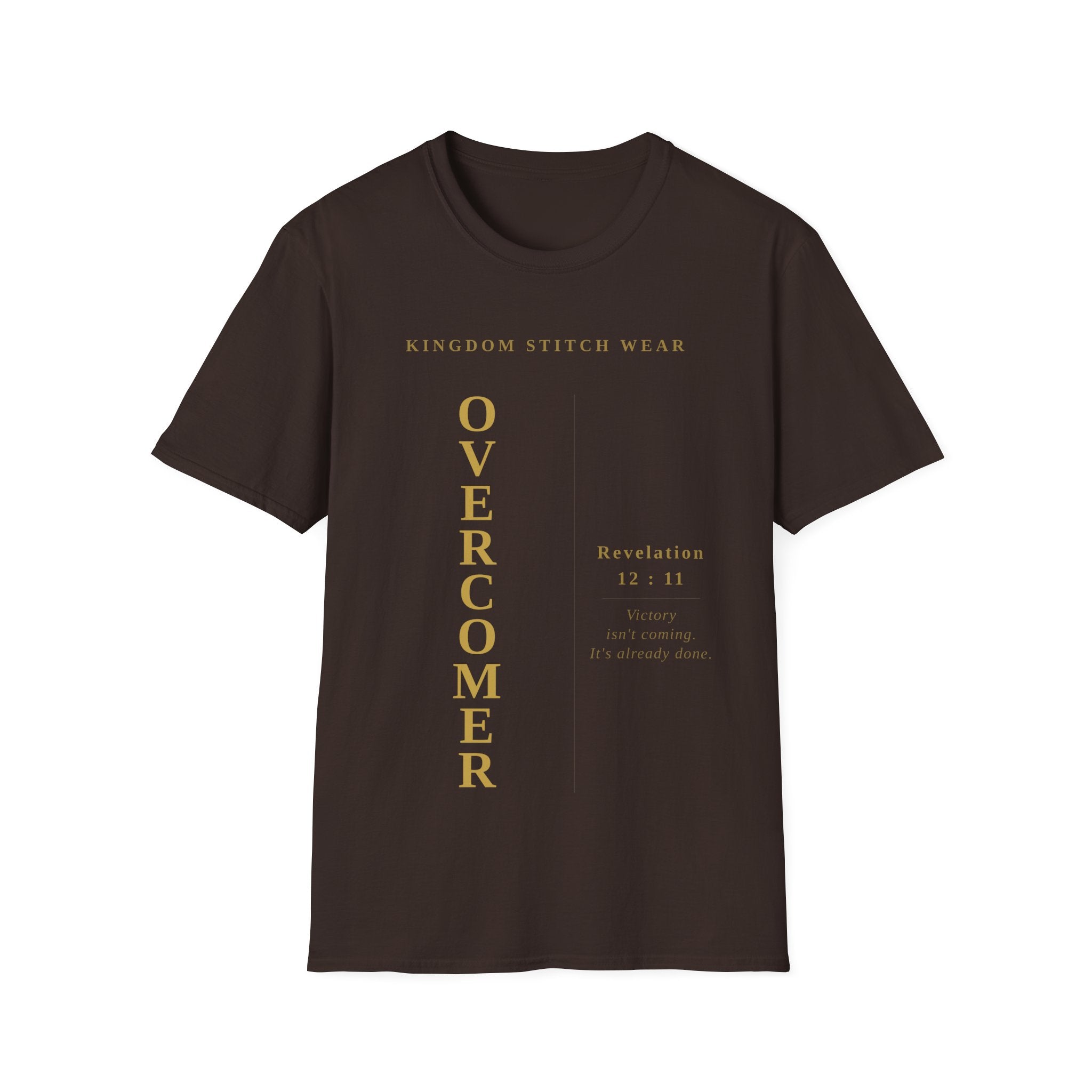 OVERCOMER Tee | Faith-Based Streetwear | Kingdom Stitch Wear