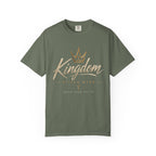 Kingdom Stitch Wear Signature Logo Tee | Wear Your Faith | Garment-Dyed Comfort Colors Christian Apparel | Kingdom Stitch Wear