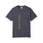 Redeemed Tee | Isaiah 43:1 | Garment-Dyed Comfort Colors Christian Apparel | Kingdom Stitch Wear
