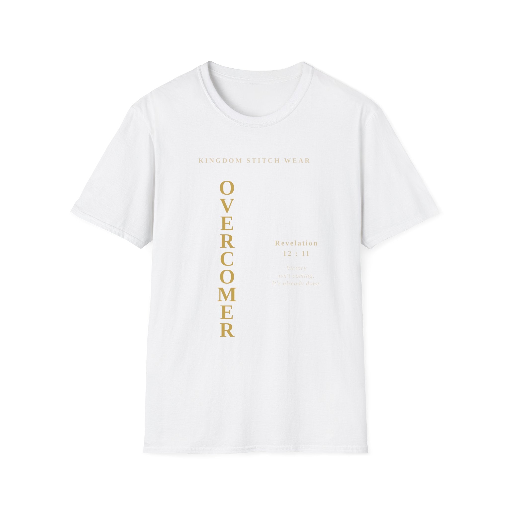 OVERCOMER Tee | Faith-Based Streetwear | Kingdom Stitch Wear
