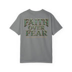 Faith Over Fear Tee Back Graphic| Vintage Patina | Kingdom Stitch Wear