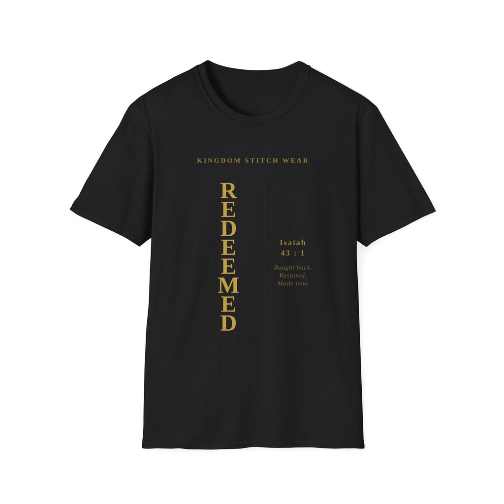 REDEEMED Tee | Faith-Based Streetwear | Kingdom Stitch Wear