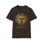 Seek First the Kingdom Tee | Faith-Based Streetwear | Kingdom Stitch Wear