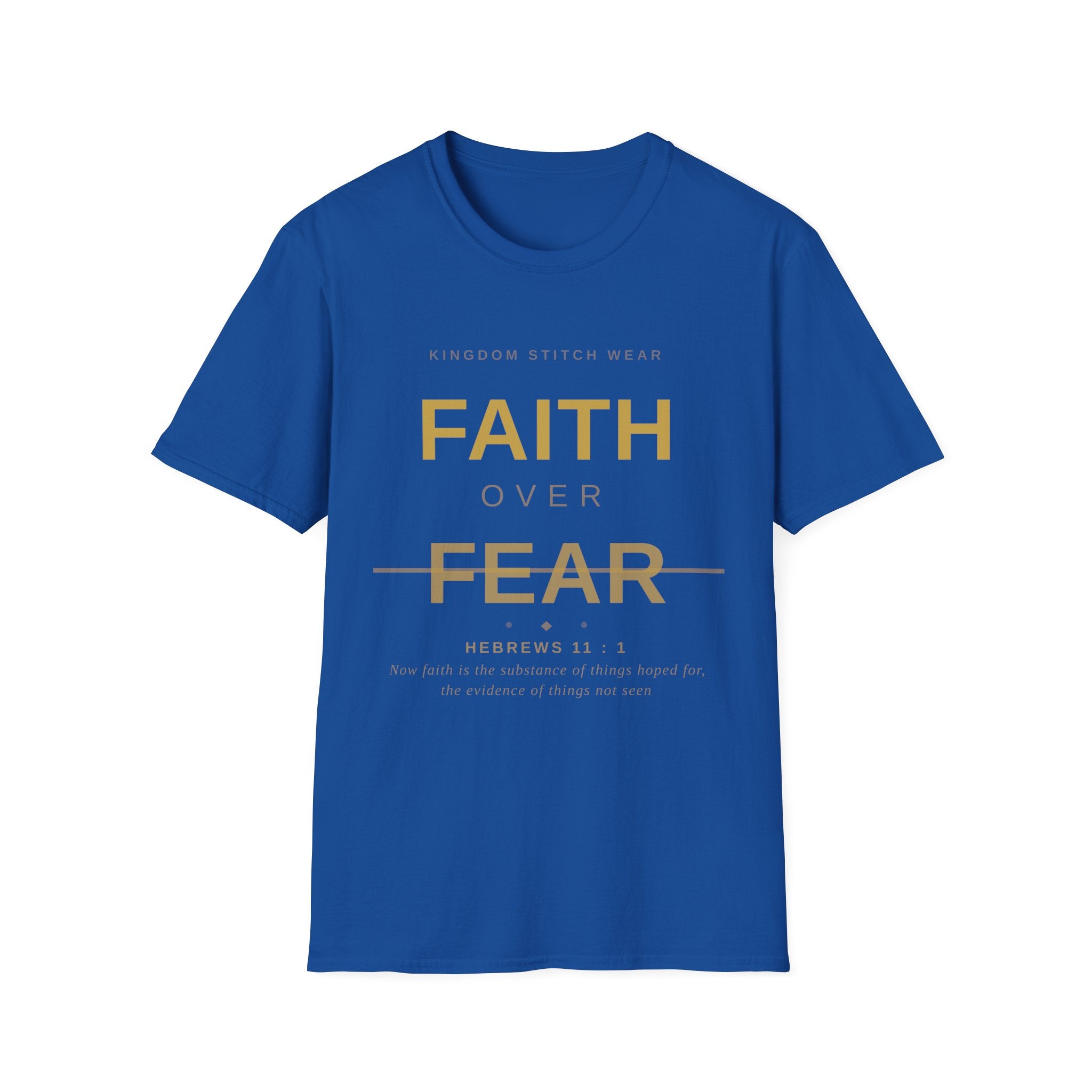 Faith Over Fear Tee | Faith-Based Streetwear | Kingdom Stitch Wear