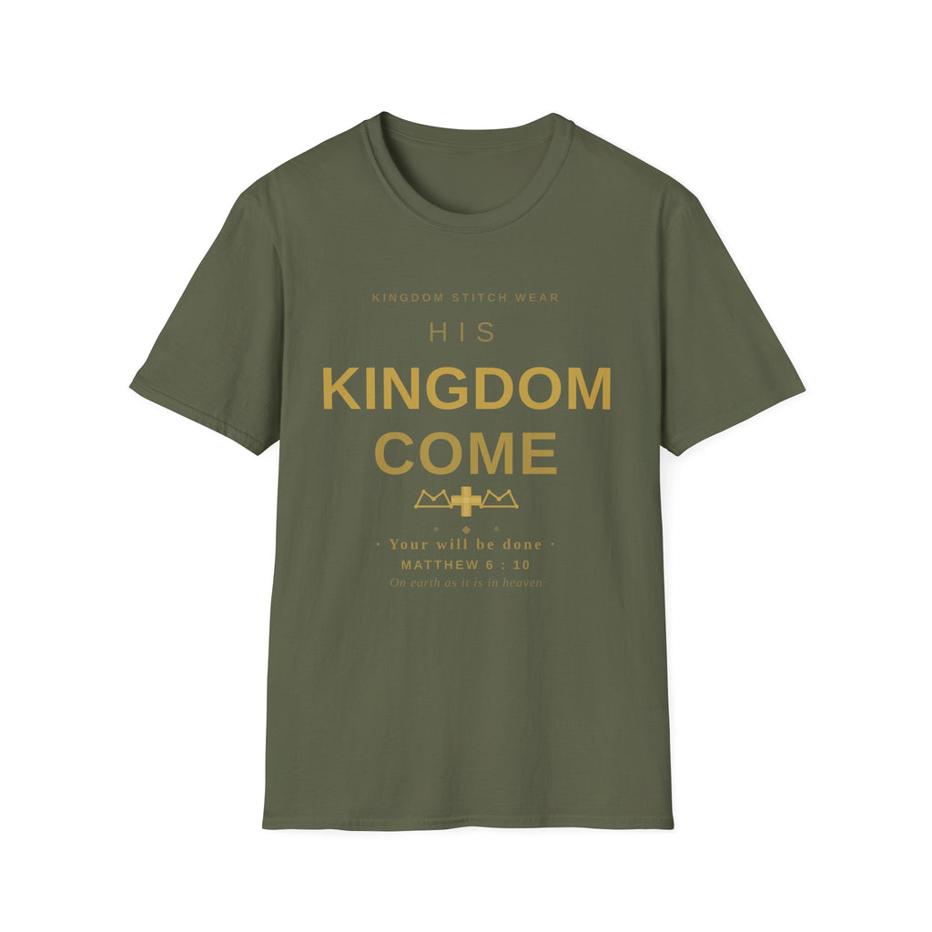 His Kingdom Come Tee | Faith-Based Streetwear | Kingdom Stitch Wear