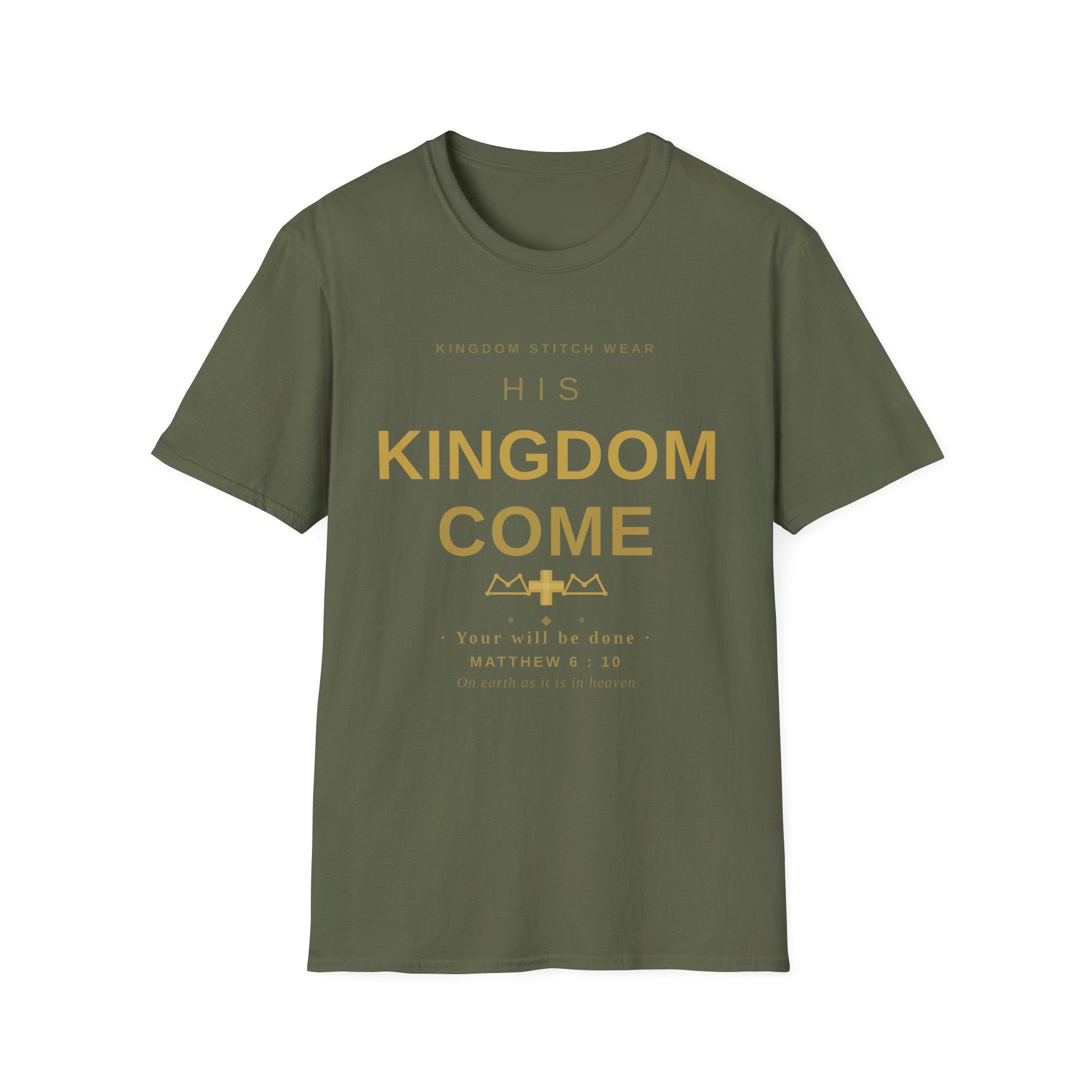 His Kingdom Come Tee | Faith-Based Streetwear | Kingdom Stitch Wear