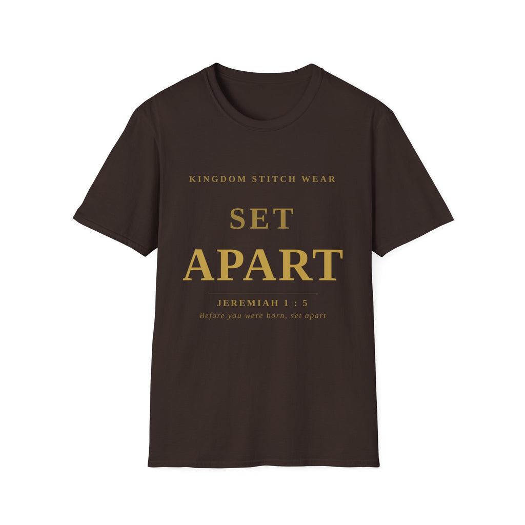 SET APART Tee | Faith-Based Streetwear | Kingdom Stitch Wear