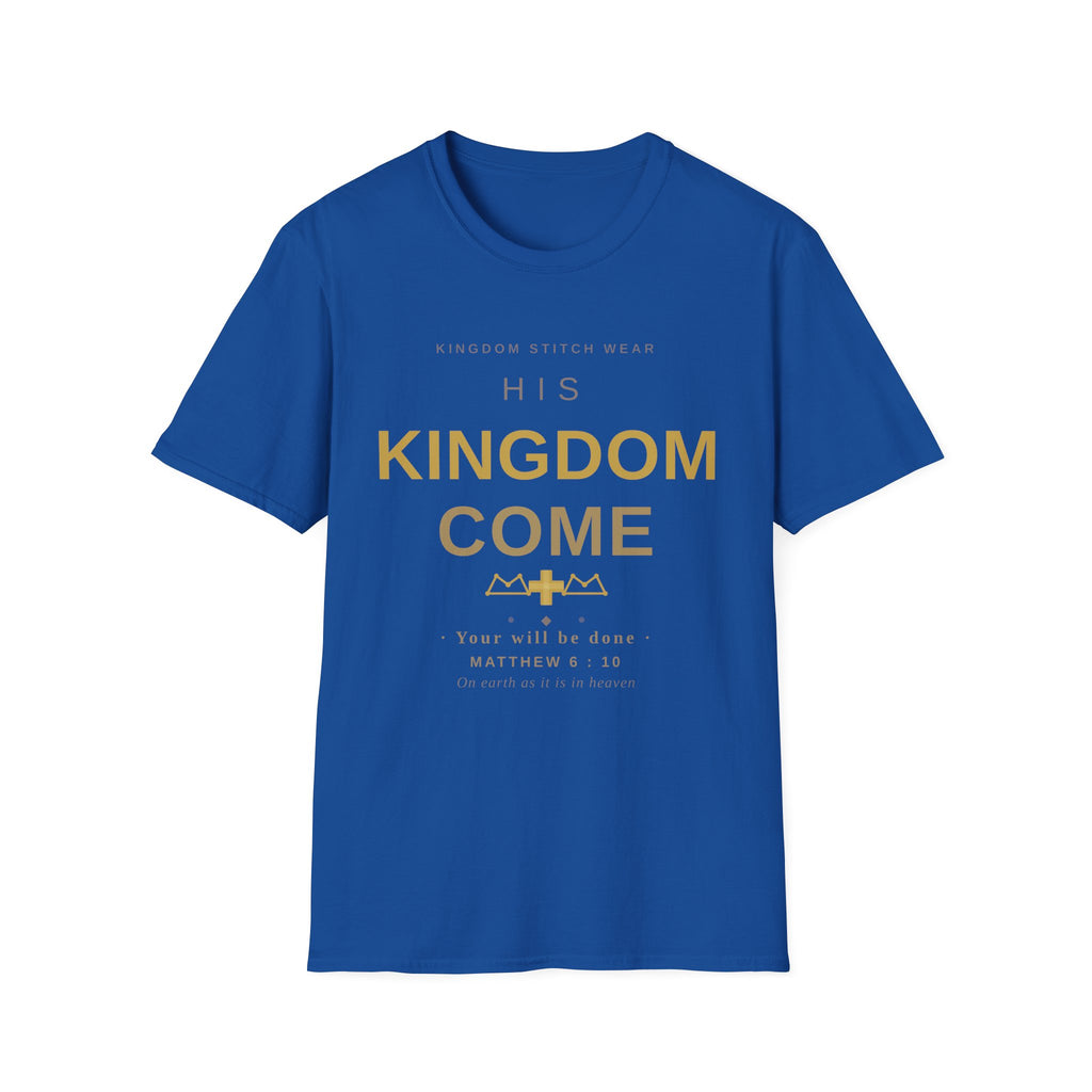 His Kingdom Come Tee | Faith-Based Streetwear | Kingdom Stitch Wear