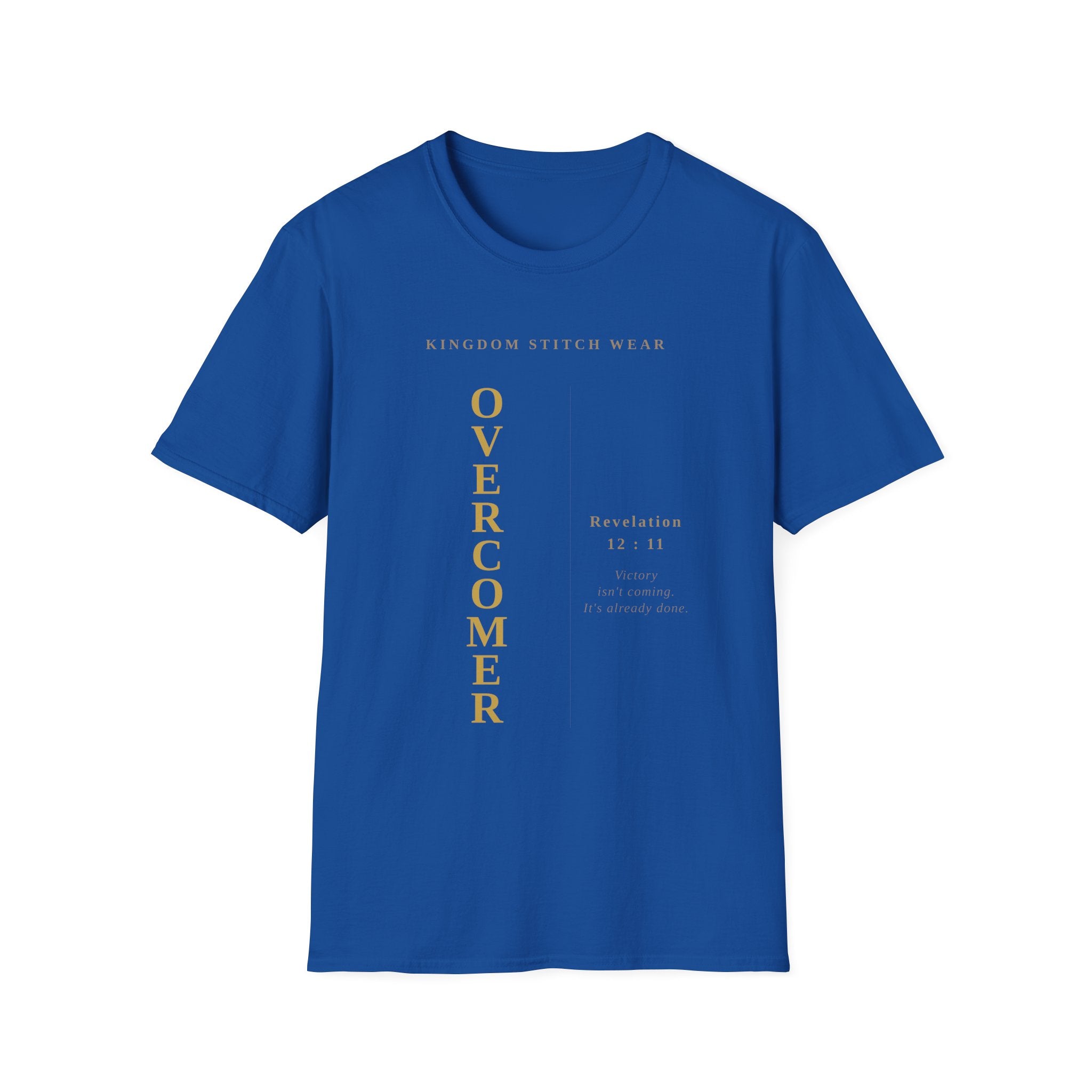 OVERCOMER Tee | Faith-Based Streetwear | Kingdom Stitch Wear