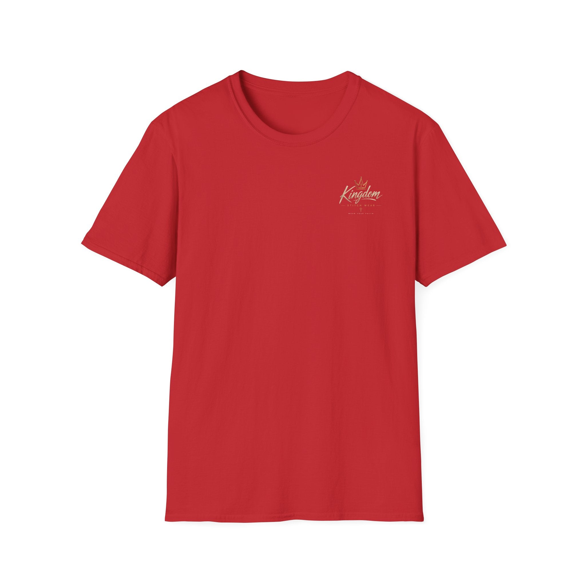 Savior Tee | Jesus Line Art On Back |logo in front left chest| Faith-Based Streetwear | Kingdom Stitch Wear