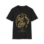 Seek the Lord Tee | Psalm 34:10 | Kingdom Stitch Wear