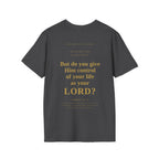 Is Jesus Your Lord? Tee Graphic on back | Faith-Based Streetwear | Kingdom Stitch Wear