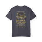 Be Still & Know Comfort Tee | Garment-Dyed Back Graphic | Kingdom Stitch Wear