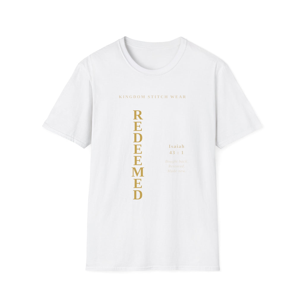 REDEEMED Tee | Faith-Based Streetwear | Kingdom Stitch Wear