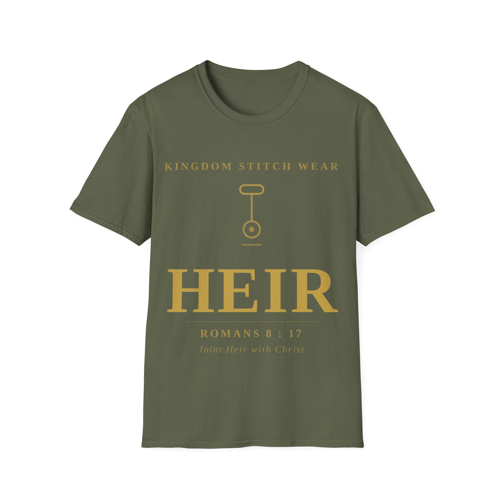 Heir T-Shirt — Kingdom Stitch Wear Christian Faith Graphic Tee