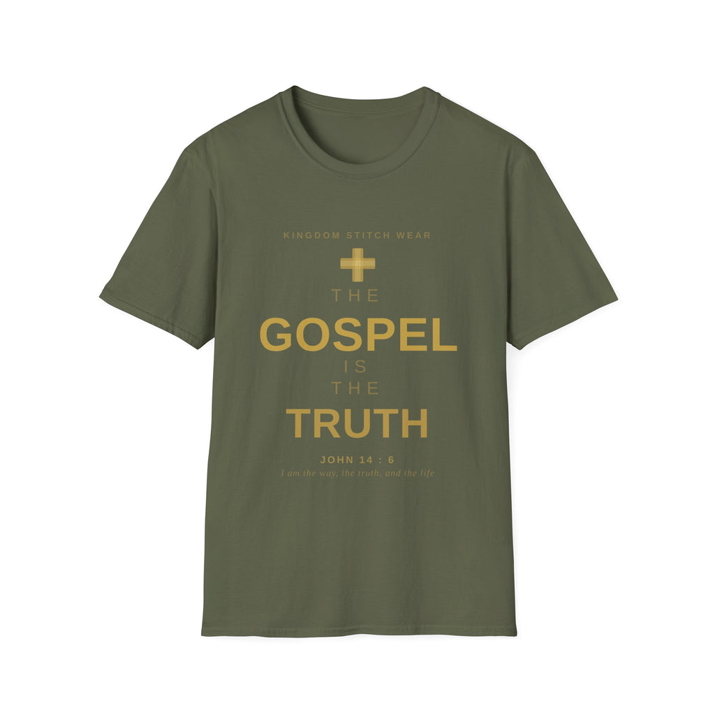 The Gospel is the Truth Tee | Faith-Based Streetwear | Kingdom Stitch Wear