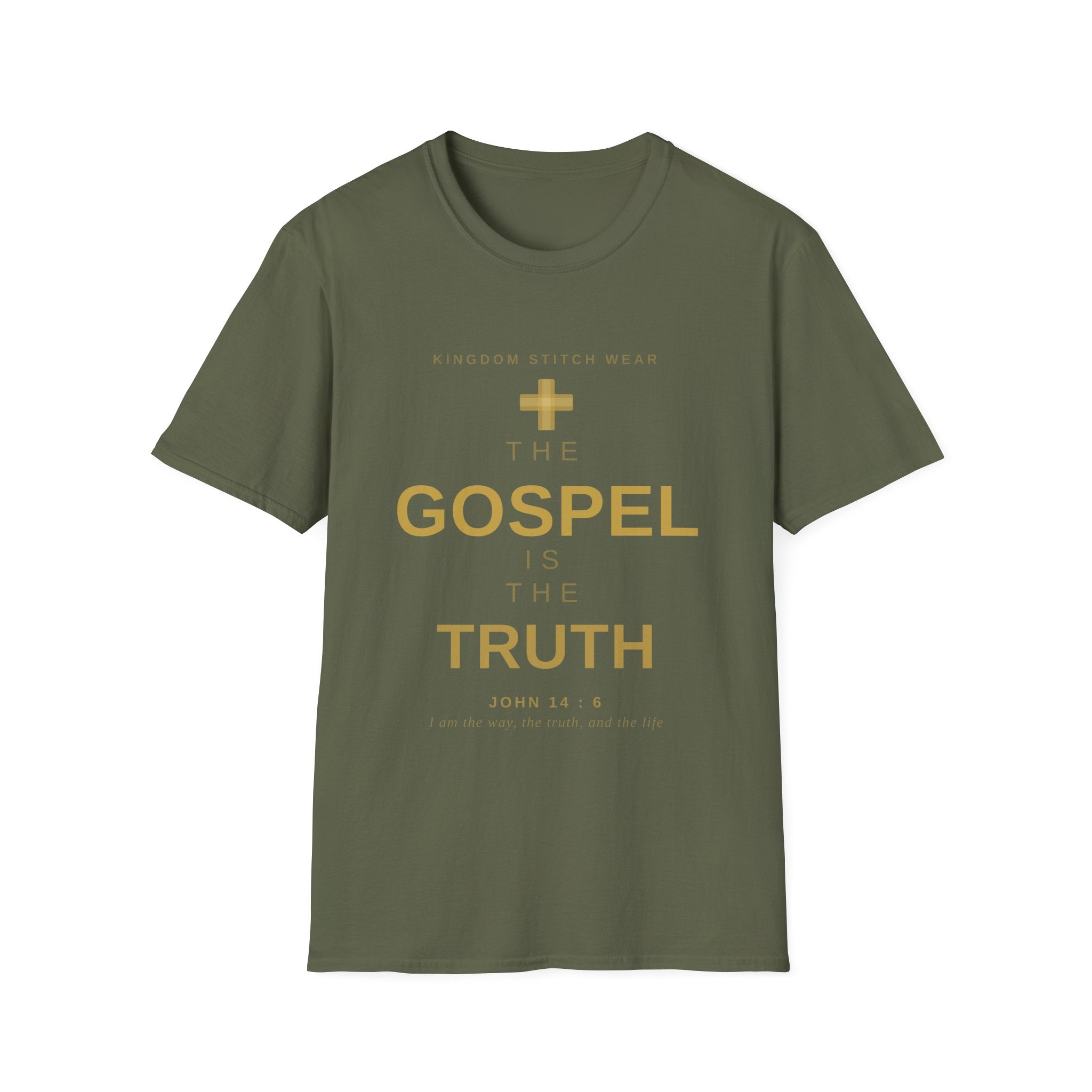 The Gospel is the Truth Tee | Faith-Based Streetwear | Kingdom Stitch Wear