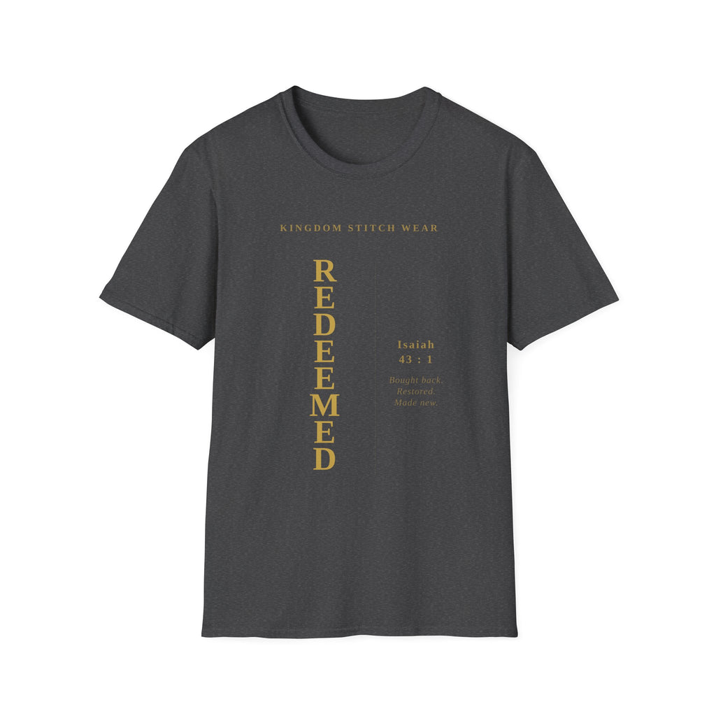 REDEEMED Tee | Faith-Based Streetwear | Kingdom Stitch Wear