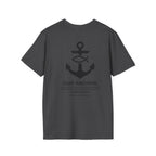 Our Anchor Tee Back Graphic | Sure and Steadfast | Faith-Based Streetwear | Kingdom Stitch Wear
