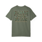 Faith Over Fear Tee Back Graphic| Vintage Patina | Kingdom Stitch Wear