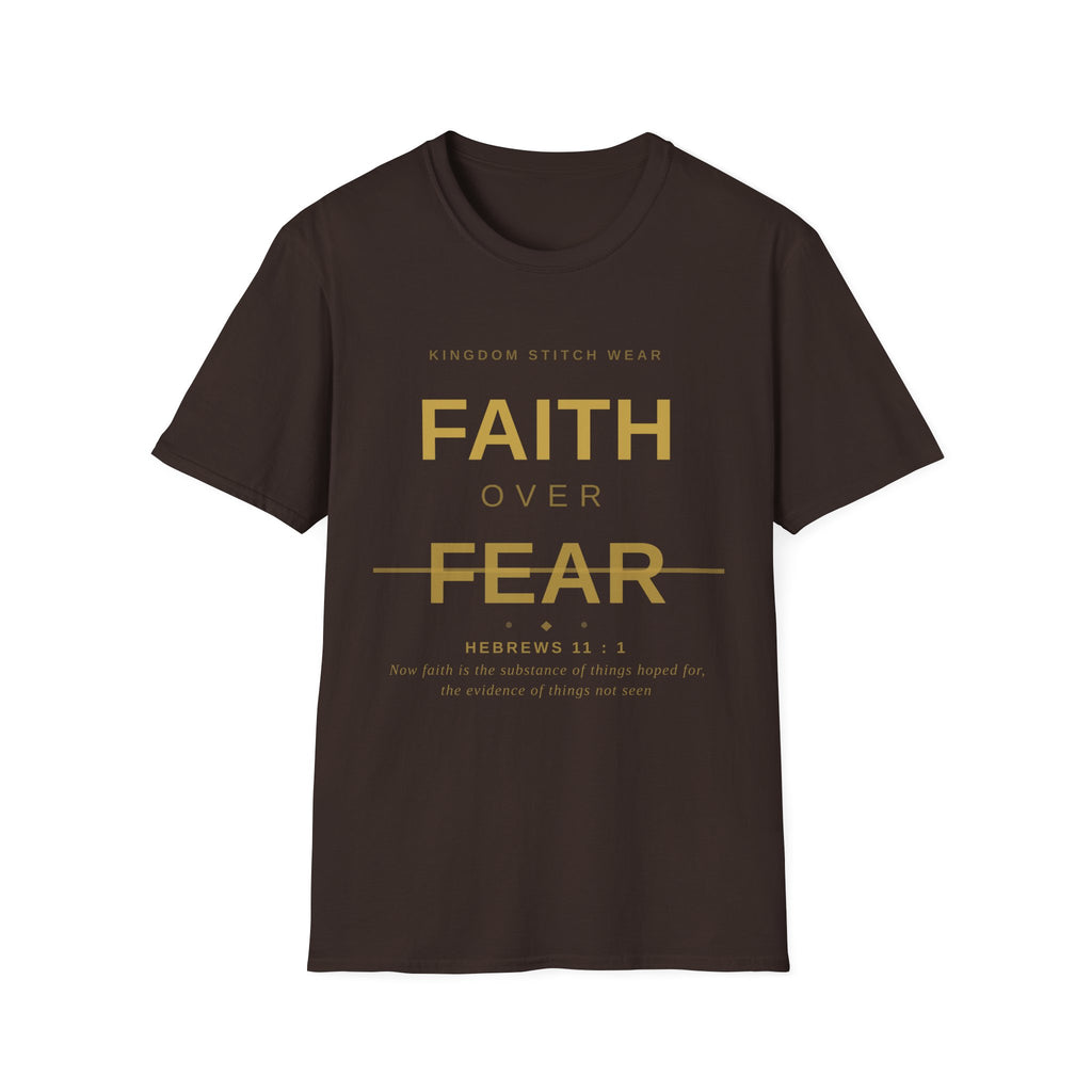 Faith Over Fear Tee | Faith-Based Streetwear | Kingdom Stitch Wear