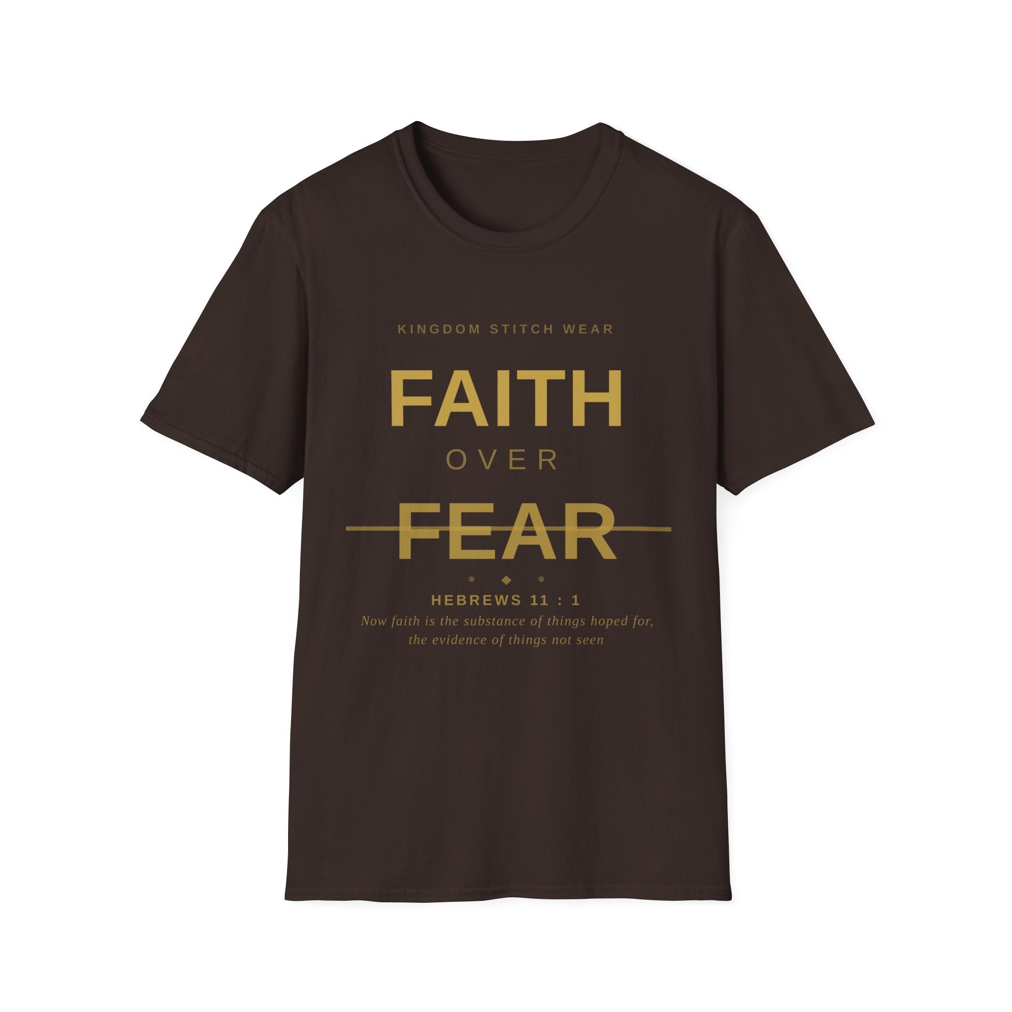 Faith Over Fear Tee | Faith-Based Streetwear | Kingdom Stitch Wear