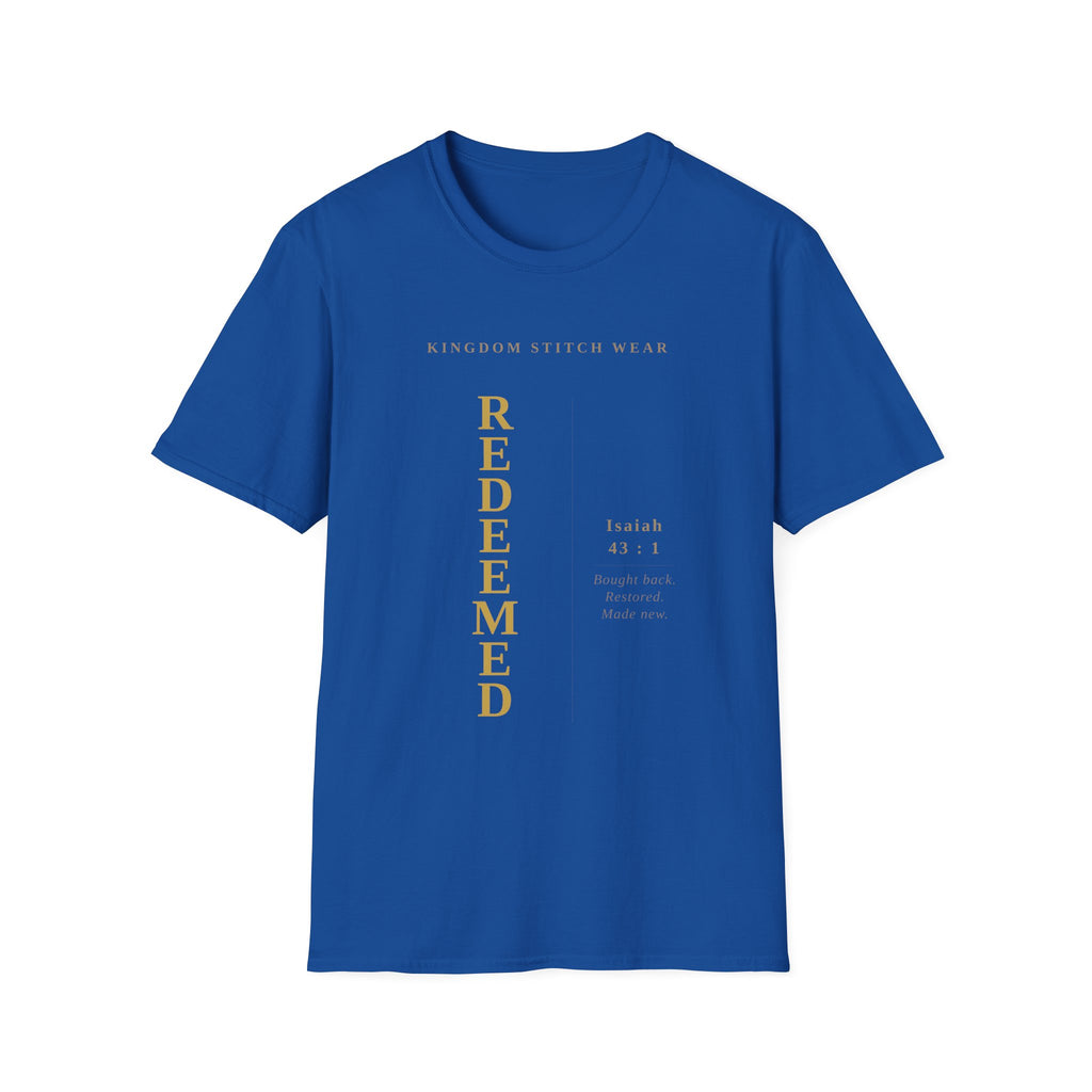 REDEEMED Tee | Faith-Based Streetwear | Kingdom Stitch Wear
