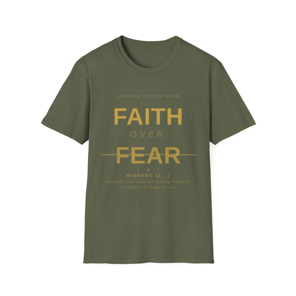 Faith Over Fear Tee | Faith-Based Streetwear | Kingdom Stitch Wear