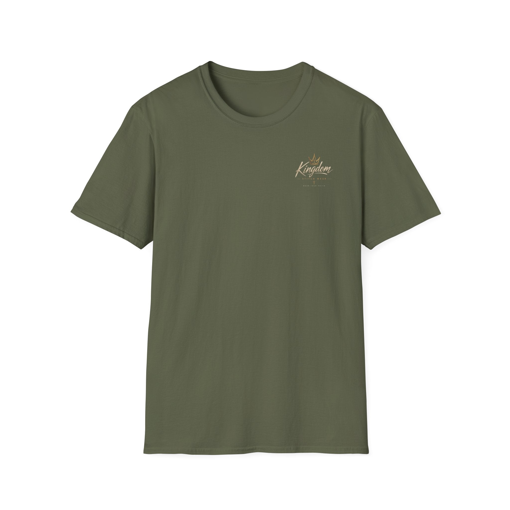 Savior Tee | Jesus Line Art On Back |logo in front left chest| Faith-Based Streetwear | Kingdom Stitch Wear