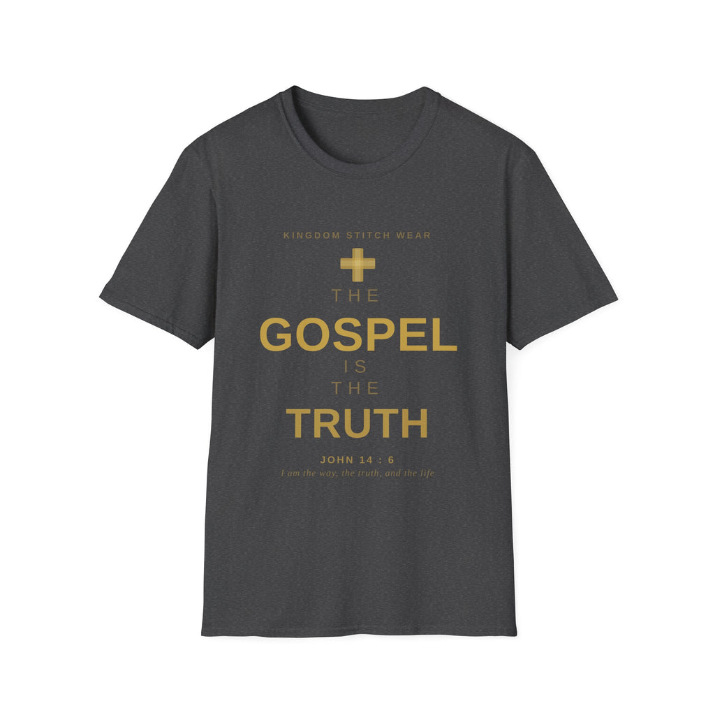 The Gospel is the Truth Tee | Faith-Based Streetwear | Kingdom Stitch Wear