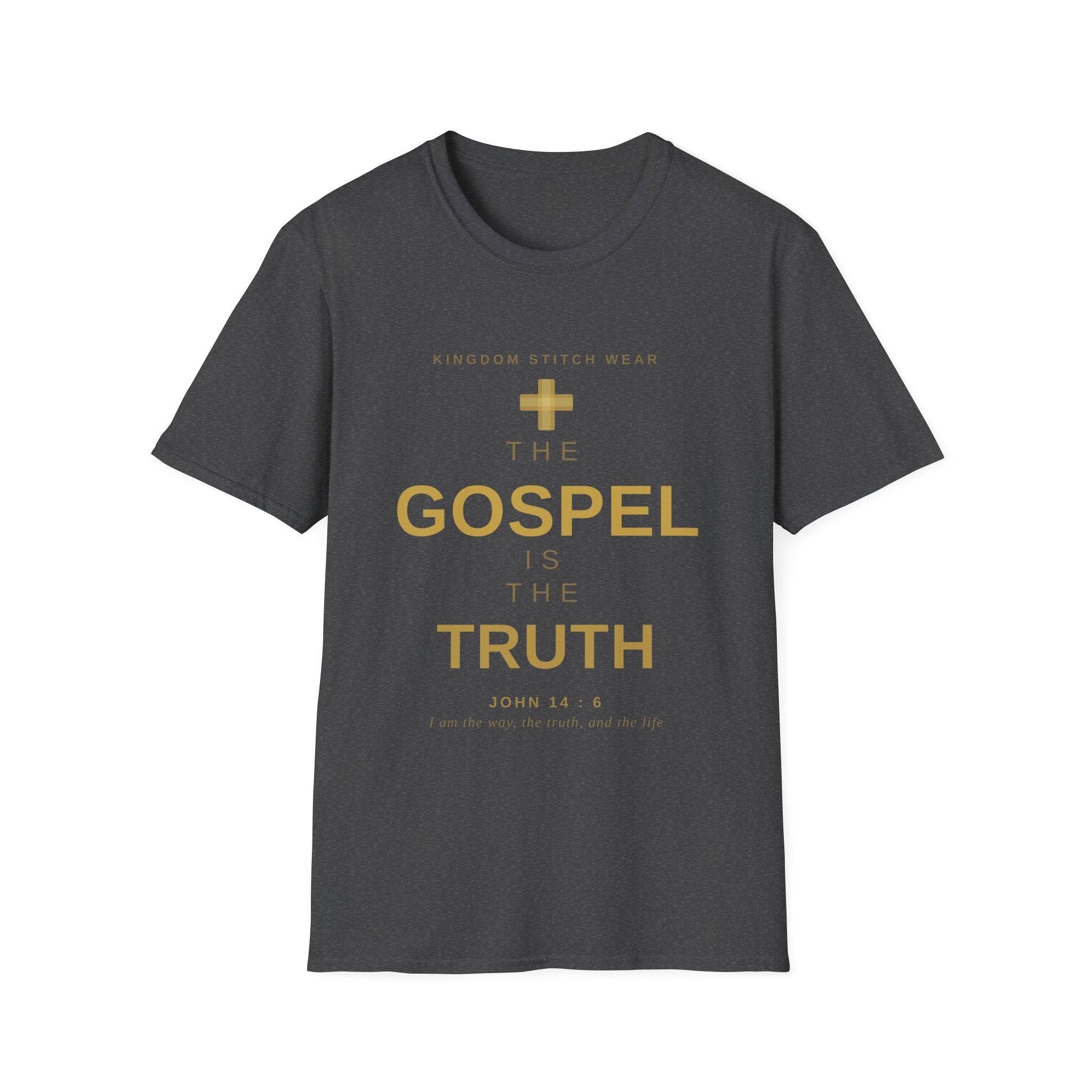 The Gospel is the Truth Tee | Faith-Based Streetwear | Kingdom Stitch Wear