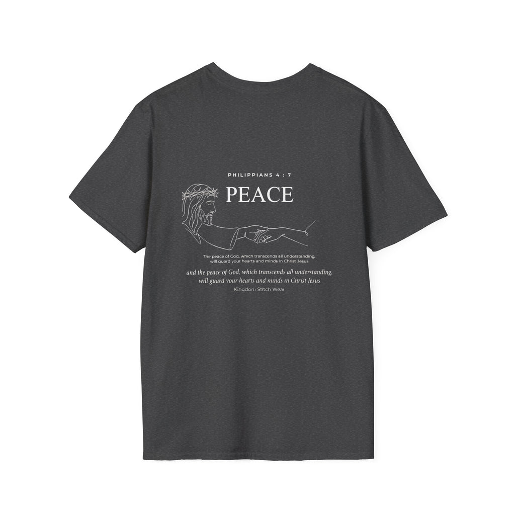 Peace Tee | The Peace That Transcends All Understanding Back Graphic | Kingdom Stitch Wear