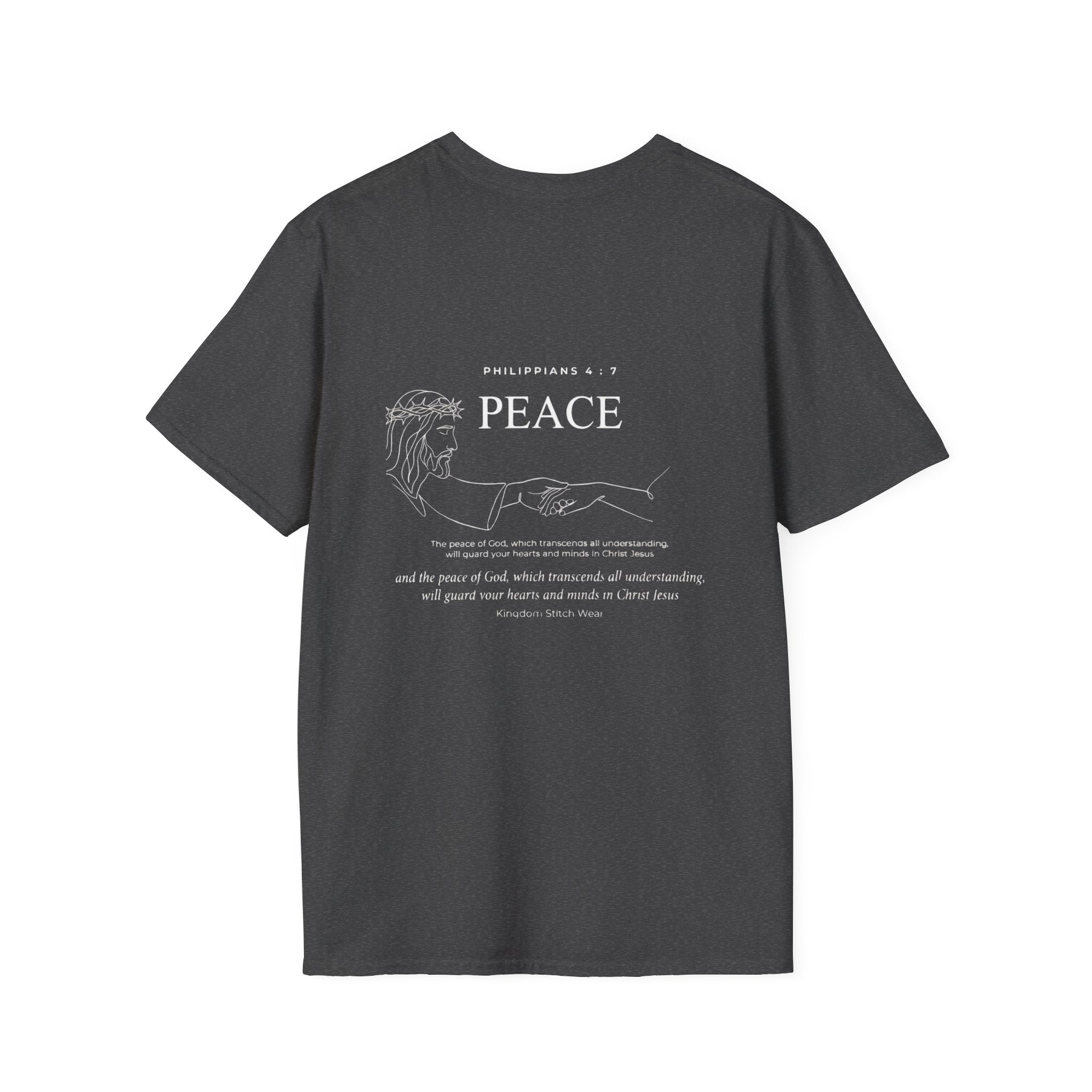 Peace Tee | The Peace That Transcends All Understanding Back Graphic | Kingdom Stitch Wear
