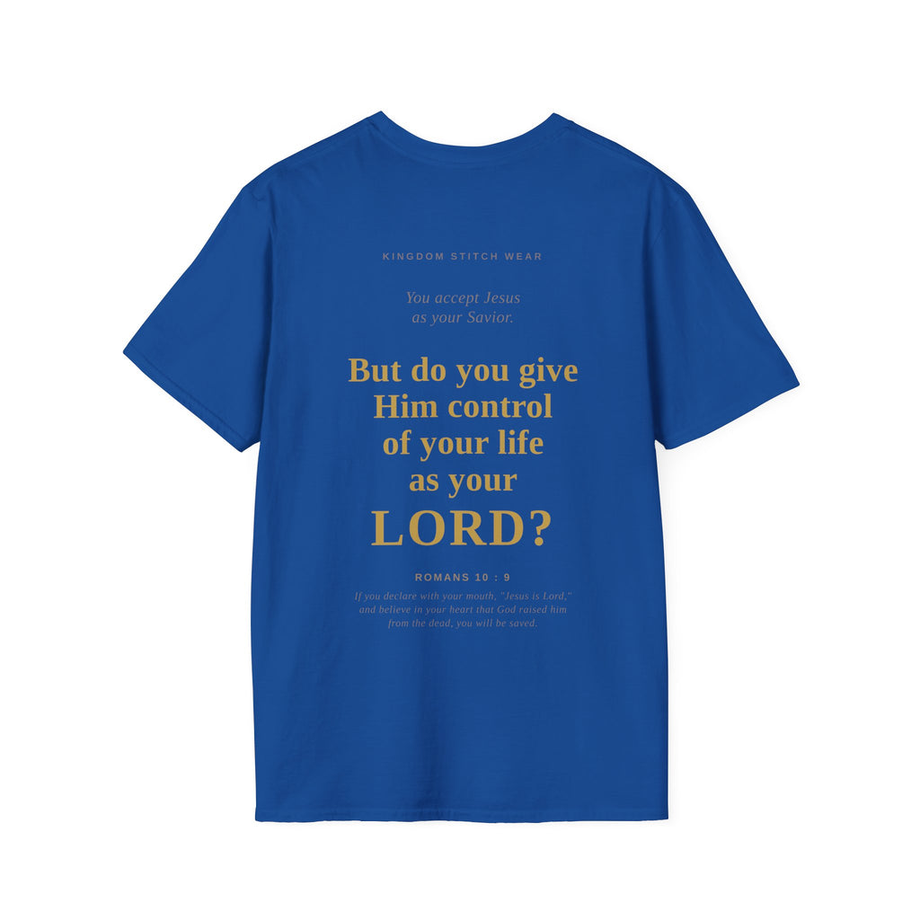 Is Jesus Your Lord? Tee Graphic on back | Faith-Based Streetwear | Kingdom Stitch Wear