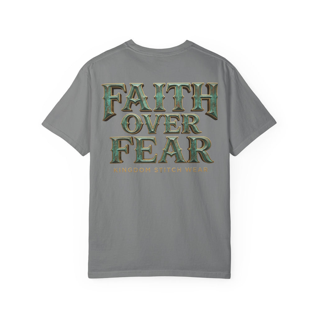 Faith Over Fear Tee | Vintage Patina | Kingdom Stitch Wear