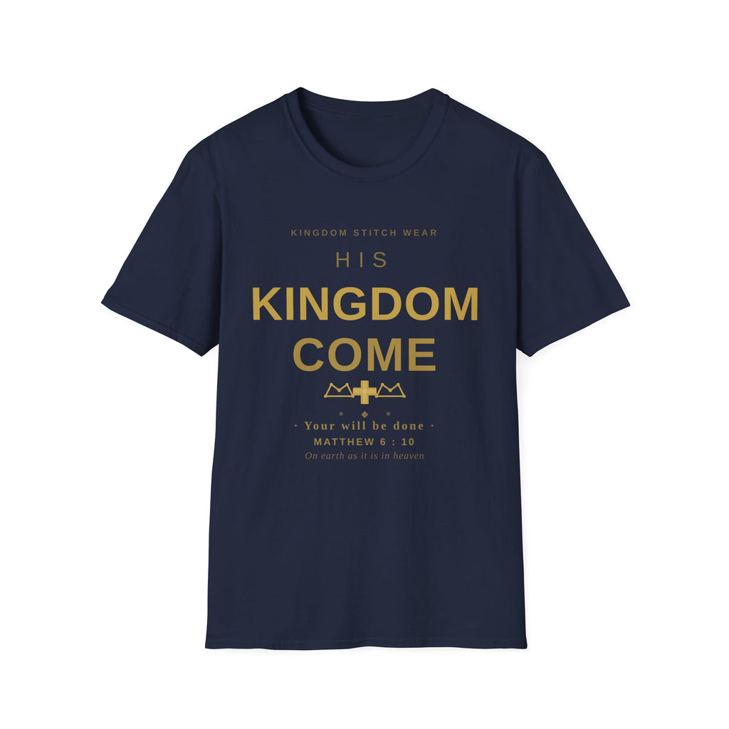 His Kingdom Come Tee | Faith-Based Streetwear | Kingdom Stitch Wear