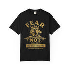 Fear Not Tee | Isaiah 41:10 | Lion of Judah Garment-Dyed Comfort Colors Christian Apparel | Kingdom Stitch Wear