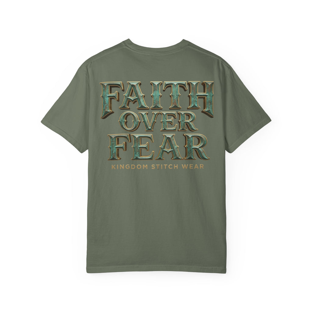 Faith Over Fear Tee | Vintage Patina | Kingdom Stitch Wear