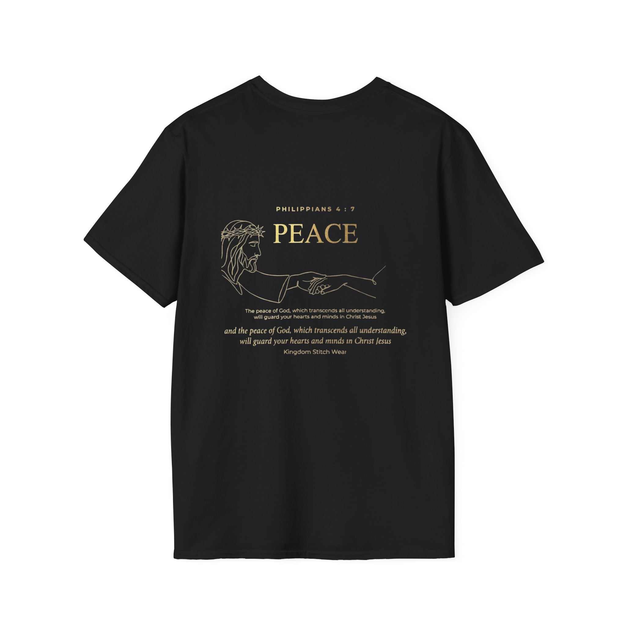Peace Tee | The Peace That Transcends All Understanding Back Graphic | Kingdom Stitch Wear