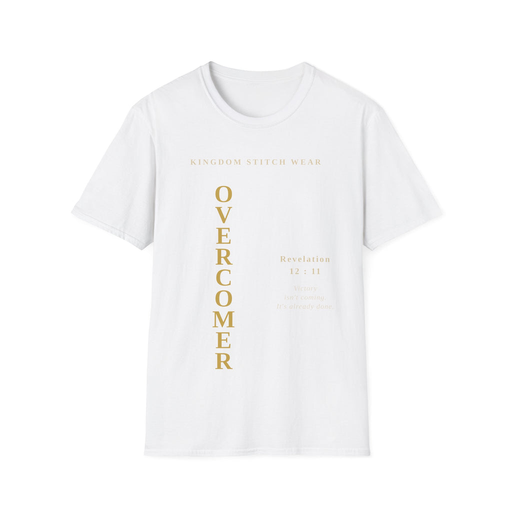 OVERCOMER Tee | Faith-Based Streetwear | Kingdom Stitch Wear